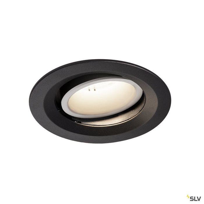 Numinos Dl M, Indoor Led Recessed Ceiling Light Black/white 4000k 40° Gimballed, Rotating And Pivoting - Toplightco