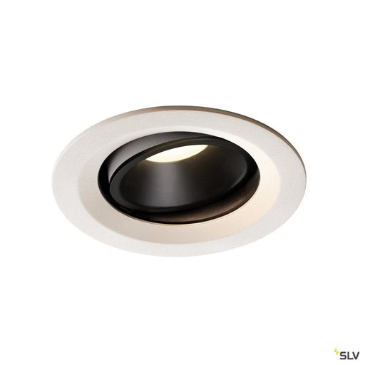 Numinos Dl M, Indoor Led Recessed Ceiling Light White/black 4000k 40° Gimballed, Rotating And Pivoting - Toplightco