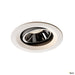 Numinos Dl M, Indoor Led Recessed Ceiling Light White/chrome 4000k 20° Gimballed, Rotating And Pivoting - Toplightco