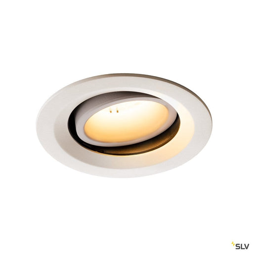Numinos Dl M, Indoor Led Recessed Ceiling Light White/white 2700k 20° Gimballed, Rotating And Pivoting - Toplightco