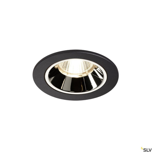Numinos Dl S, Indoor Led Recessed Ceiling Light Black/chrome 4000k 20° - Toplightco