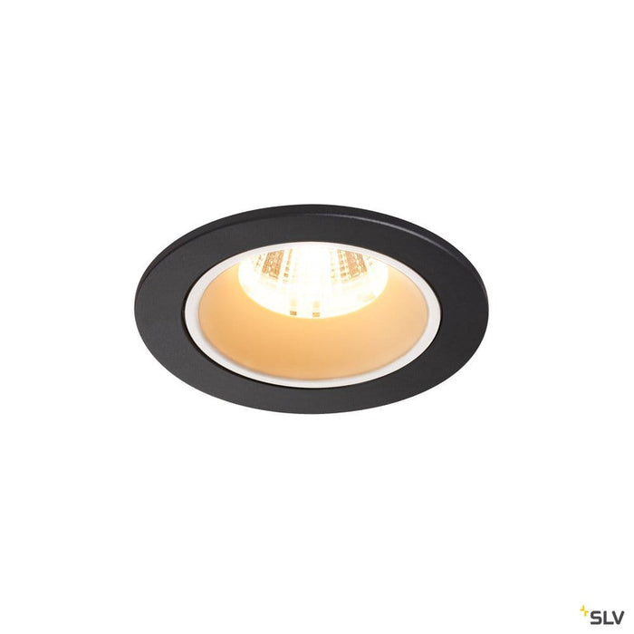 Numinos Dl S, Indoor Led Recessed Ceiling Light Black/white 3000k 40° - Toplightco