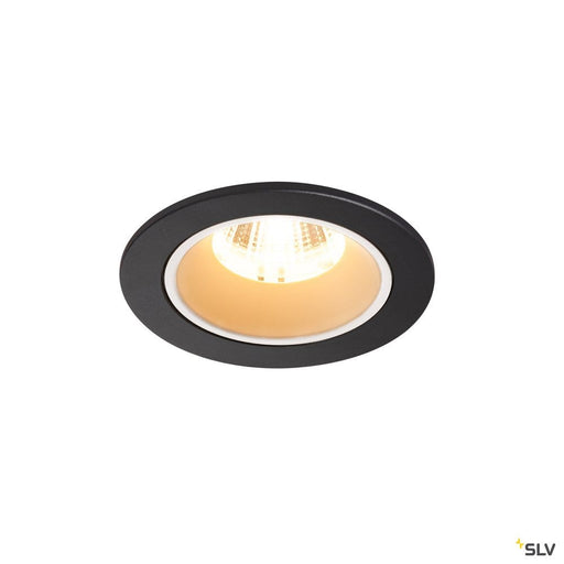 Numinos Dl S, Indoor Led Recessed Ceiling Light Black/white 3000k 55° - Toplightco