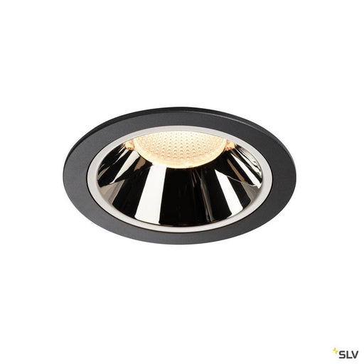 Numinos Dl Xl, Indoor Led Recessed Ceiling Light Black/chrome 3000k 20° - Toplightco