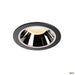 Numinos Dl Xl, Indoor Led Recessed Ceiling Light Black/chrome 3000k 20° - Toplightco