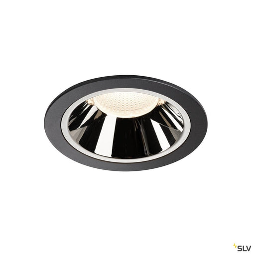 Numinos Dl Xl, Indoor Led Recessed Ceiling Light Black/chrome 4000 20° - Toplightco