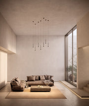 PENDANT ALIVE SINGLE LED 8.5 LED WARM-WHITE 2700K ON-OFF BLACK 492LM