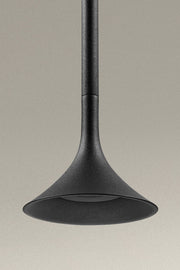 PENDANT ALIVE SINGLE LED 8.5 LED WARM-WHITE 2700K ON-OFF BLACK 492LM