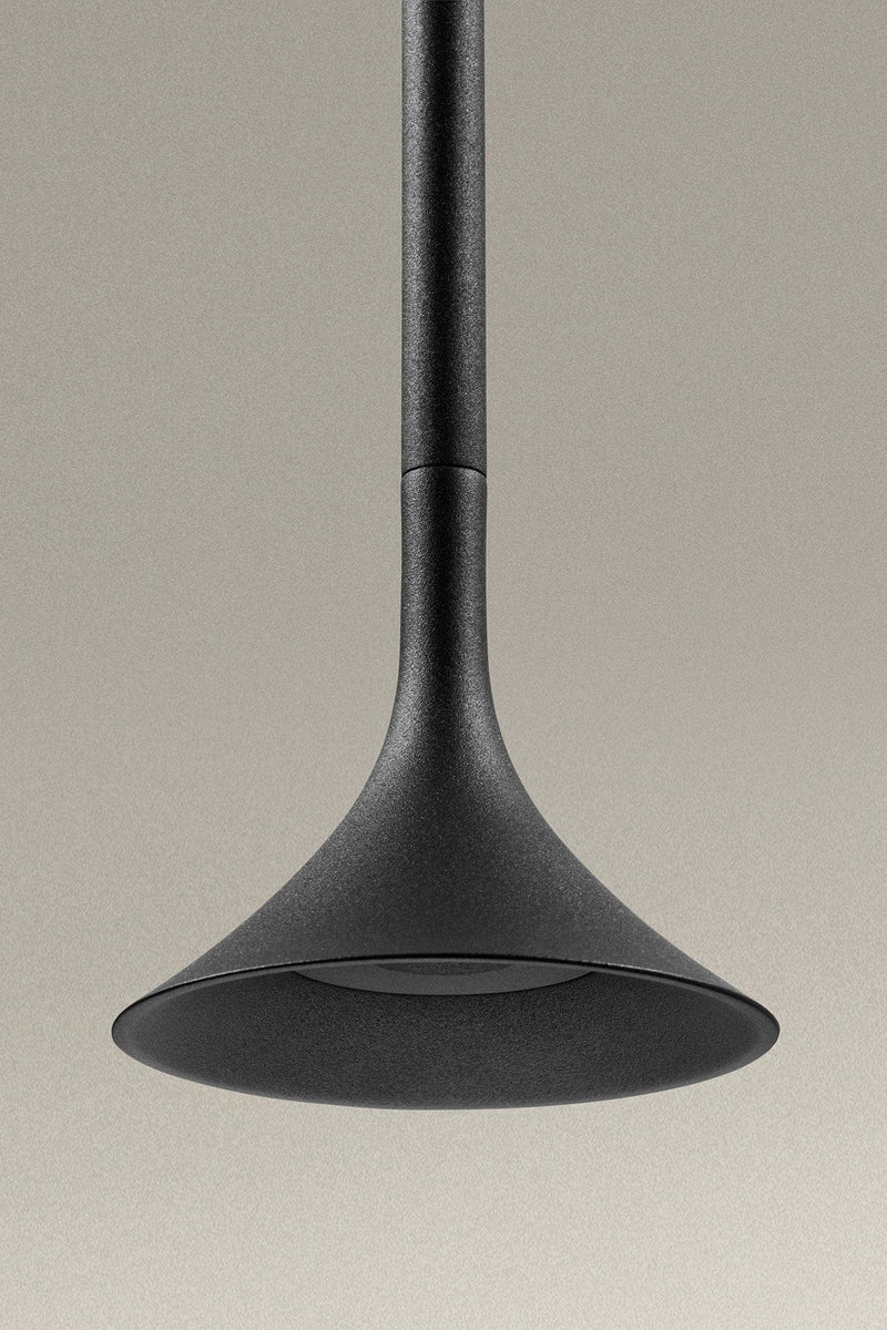 PENDANT ALIVE SINGLE LED 8.5 LED WARM-WHITE 2700K ON-OFF BLACK 492LM