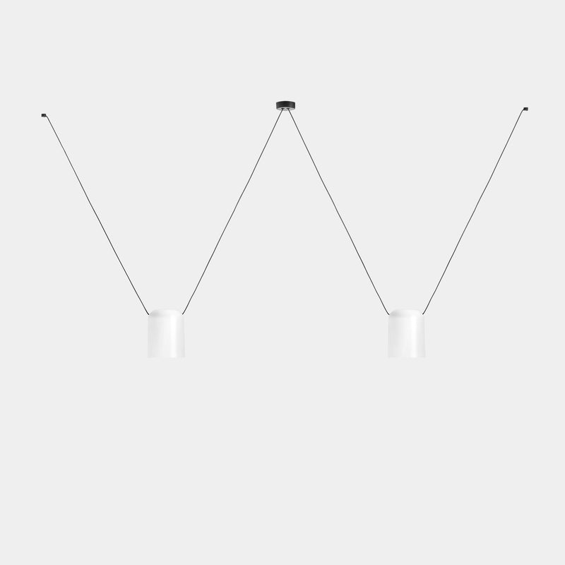 PENDANT ATTIC 2 BODIES RECTANGULAR SHAPE 2200MM E27 30 WHITE 1537LM 00-8366-05-14