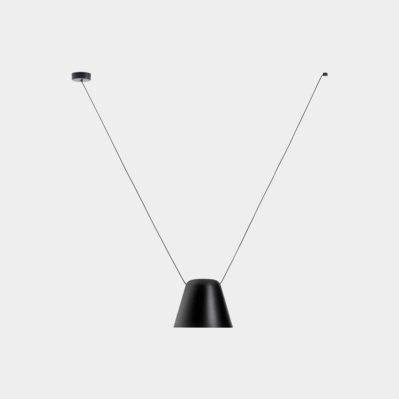 PENDANT ATTIC CONIC SHAPE V E27 15 BLACK 916LM