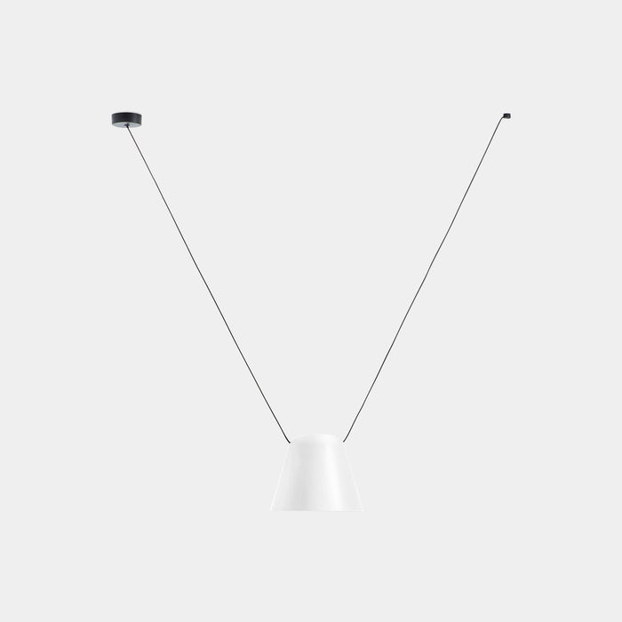 PENDANT ATTIC CONIC SHAPE V E27 15 WHITE 916LM