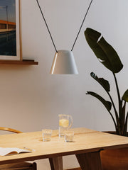 PENDANT ATTIC CONIC SHAPE V E27 15 WHITE 916LM