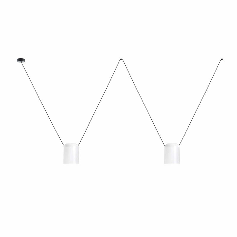 PENDANT ATTIC DOUBLE RECTANGULAR SHAPE E27 30 WHITE 1537LM 00-7394-05-14