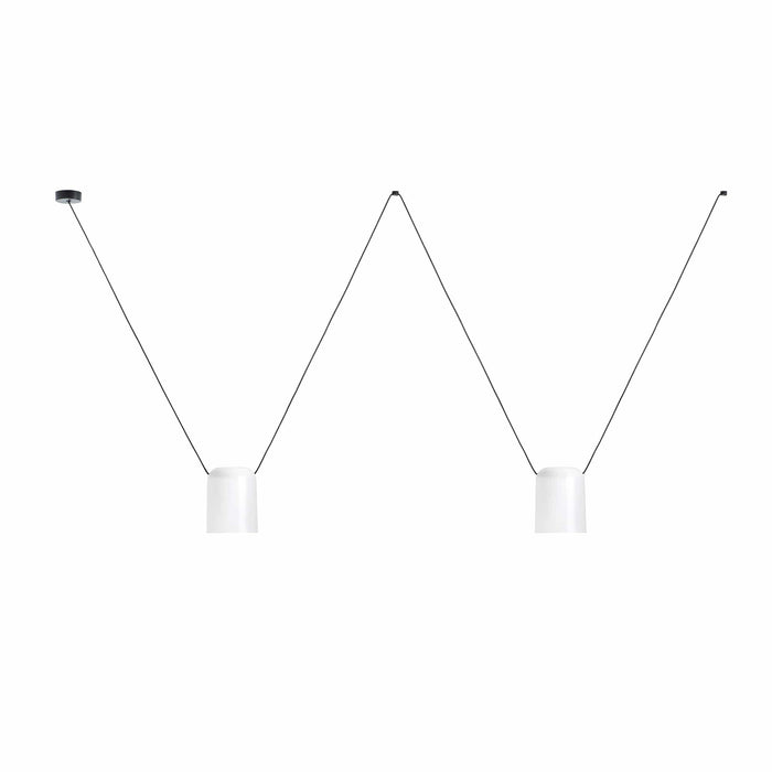 PENDANT ATTIC DOUBLE RECTANGULAR SHAPE E27 30 WHITE 1537LM 00-7394-05-14