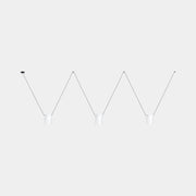 PENDANT ATTIC TRIPLE RECTANGULAR SHAPE E27 45 WHITE 2305LM