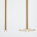 PENDANT CANDLE 1 BODY SURFACE LED 4.1 LED WARM-WHITE 2700K ON-OFF BRASS 154LM