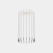 PENDANT CANDLE 18 BODIES LED 60.2 LED WARM-WHITE 2700K 0-10V WHITE 2765LM