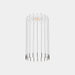 PENDANT CANDLE 18 BODIES LED 60.2 LED WARM-WHITE 2700K 0-10V WHITE 2765LM