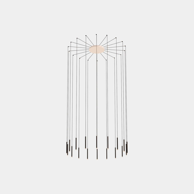 PENDANT CANDLE 18 BODIES LED 60.2 LED WARM-WHITE 2700K DALI WHITE 3038LM 00-6667-14-60