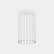 PENDANT CANDLE XS 18 BODIES LED 60.2 LED WARM-WHITE 2700K 0-10V WHITE 2765LM