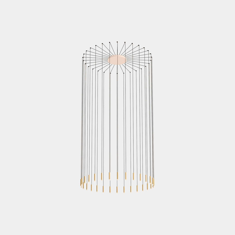 PENDANT CANDLE XS 30 BODIES LED 109.4 LED WARM-WHITE 2700K 0-10V WHITE 4608LM 00-8535-14-27