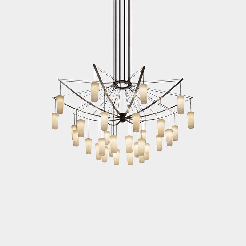 PENDANT CATENARIA CHANDELIER LED 232 LED WARM-WHITE 3000K 0-10V CHROME 17400LM