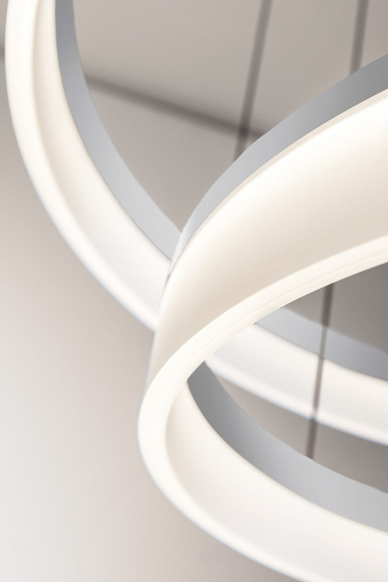 PENDANT CIRC Ø600 + Ø800 + Ø1000 LED 94 LED WARM-WHITE 3000K ON-OFF WHITE 713