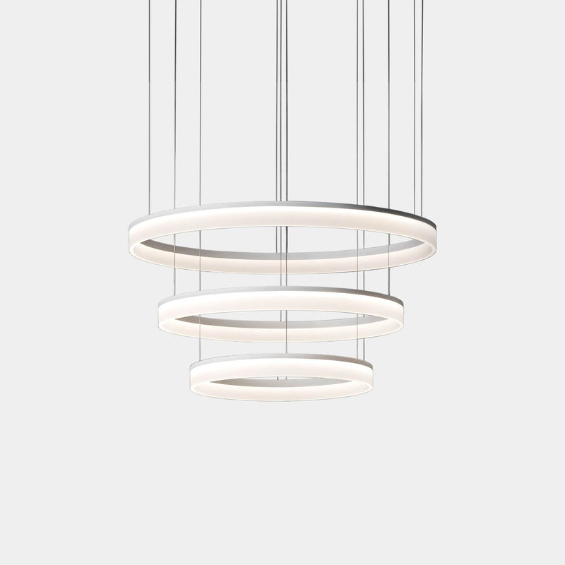 PENDANT CIRC Ø600 + Ø800 + Ø1000 LED 94 LED WARM-WHITE 3000K ON-OFF WHITE 713