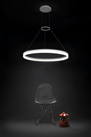 PENDANT CIRC ROUND Ø1000 LED 49.3 LED WARM-WHITE 3000K ON-OFF WHITE 3473LM