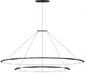 PENDANT CIRCULAR DOWNWARD 2 RINGS (Ø1200 Ø900) LED 104 LED WARM-WHITE 2400K DA