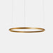 PENDANT CIRCULAR DOWNWARD Ø1200 RECESSED LED 60 LED WARM-WHITE 3000K 0-10V GOLD