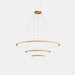 PENDANT CIRCULAR INWARD 3 RINGS (Ø2000 Ø1200 Ø600) LED 234 LED NEUTRAL-WHITE