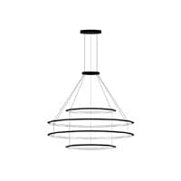 PENDANT CIRCULAR INWARD 4 RINGS (Ø600 Ø1200 Ø1200 Ø600) LED 216 LED NEUTRAL-