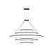 PENDANT CIRCULAR INWARD 5 RINGS (Ø1200 Ø2000 Ø3000 Ø2000 Ø1200) LED 575 LED