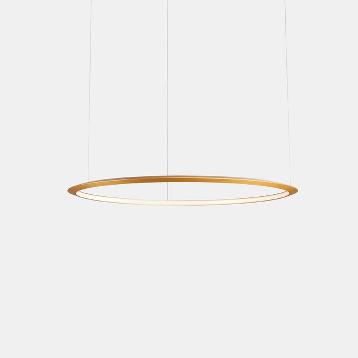 PENDANT CIRCULAR INWARD Ø1200 RECESSED LED 72 LED WARM-WHITE 2400K ON-OFF GOLD