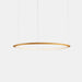 PENDANT CIRCULAR INWARD Ø1200 SURFACE LED 72 LED WARM-WHITE 2400K 0-10V GOLD 33