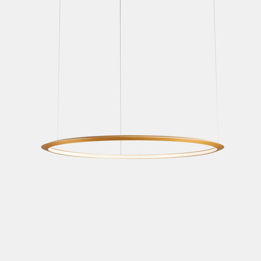 PENDANT CIRCULAR INWARD Ø1200 SURFACE LED 72 LED WARM-WHITE 2400K ON-OFF GOLD 3