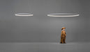 PENDANT CIRCULAR INWARD Ø2000 RECESSED LED 129 LED WARM-WHITE 3000K ON-OFF WHIT