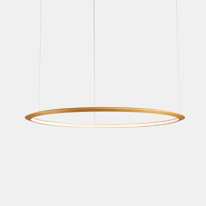 PENDANT CIRCULAR INWARD Ø3000 RECESSED LED 190 LED WARM-WHITE 2400K ON-OFF GOLD