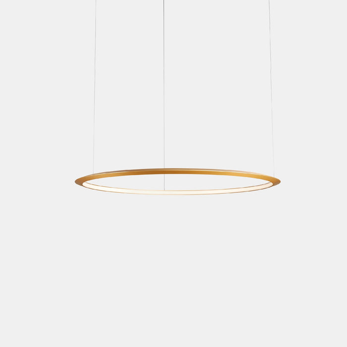 PENDANT CIRCULAR INWARD Ø900 RECESSED LED 53 LED WARM-WHITE 2700K ON-OFF GOLD 2