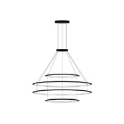 PENDANT CIRCULAR OUTWARD 4 RINGS (Ø1200 Ø2000 Ø2000 Ø1200) LED 390 LED NEUTR