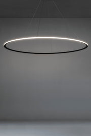 PENDANT CIRCULAR OUTWARD Ø1200 SURFACE LED 72 LED WARM-WHITE 2400K 0-10V BLACK