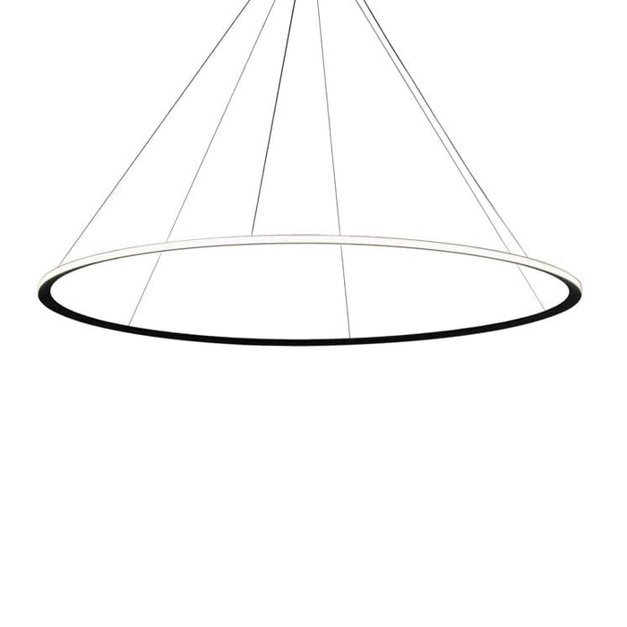 PENDANT CIRCULAR OUTWARD Ø1200 SURFACE LED 72 LED WARM-WHITE 2400K DALI-2 BLACK