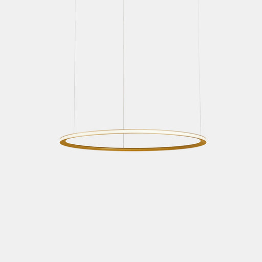 PENDANT CIRCULAR OUTWARD Ø600 RECESSED LED 39 LED WARM-WHITE 2400K ON-OFF GOLD