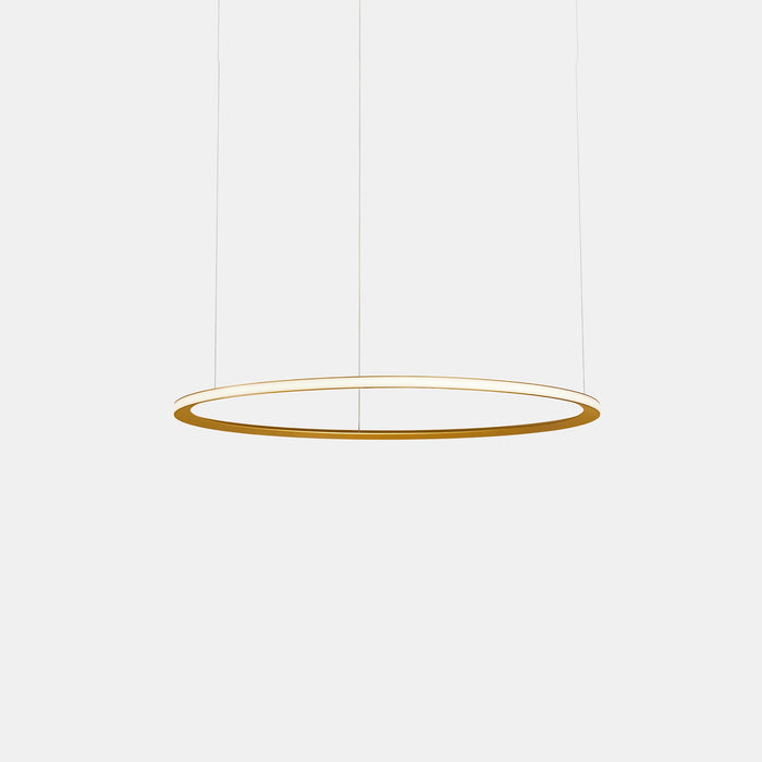 PENDANT CIRCULAR OUTWARD Ø600 RECESSED LED 39 LED WARM-WHITE 2700K ON-OFF GOLD