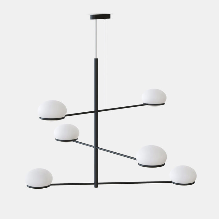 PENDANT COCO CHANDELIER E14 54 BLACK 3550LM 00-7986-05-M1