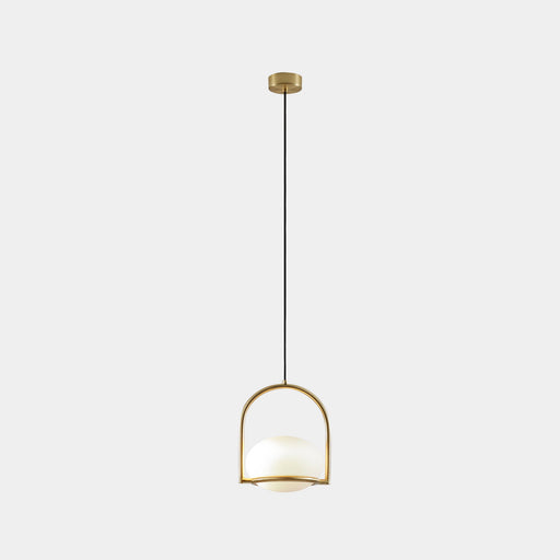 PENDANT COCO SINGLE E14 9 PAINTED GOLD 592LM