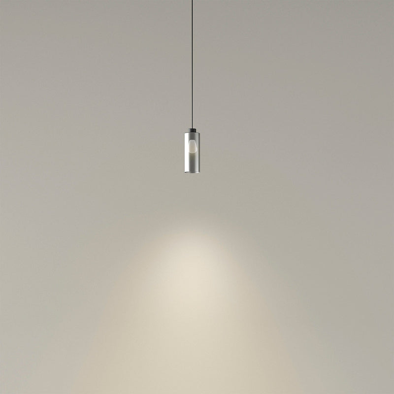 PENDANT DELTATRACK CYLINDRICAL Ø100 CABLE 670MM E27 15 BLACK 1520LM 00-8414-05-12