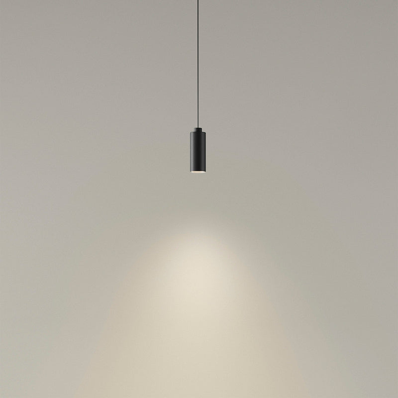 PENDANT DELTATRACK CYLINDRICAL Ø95MM CABLE 2200MM E27 15 BLACK 1520LM 00-8411-05-05